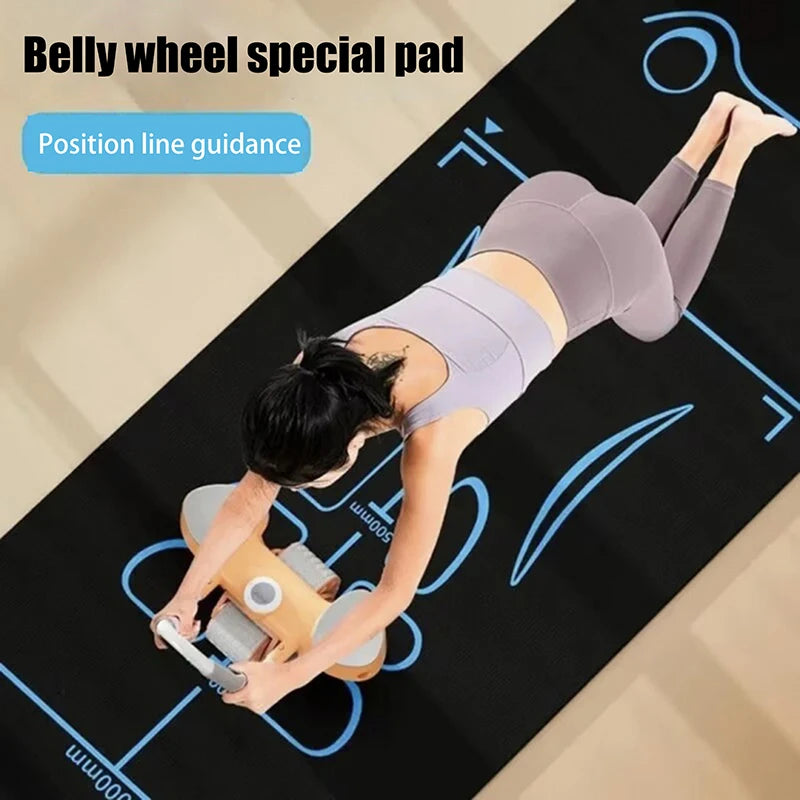 Non-Slip TPE Ab Roller Pad – Cushioned Core Support