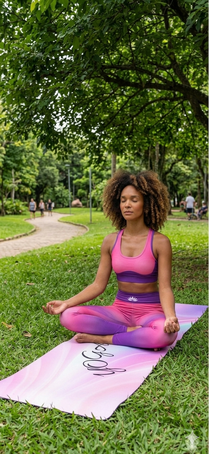Meditation Yoga Mat, Wellness Accessory, Fitness Equipment for Daily Practice - Best Yoga Mats for Home Workouts