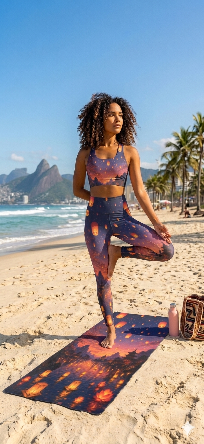 Eco Friendly Yoga Mat, Non Slip Fitness Mat, Pilates Workout Accessory - Best Yoga Mats for Home Workouts