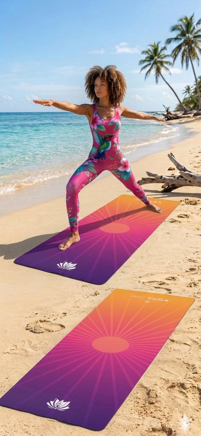 Premium Yoga Mat, Workout Accessory, Home Gym Equipment, Fitness Gift | Foam Yoga Mat - Best Yoga Mats for Home Workouts