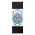 Mermaid Pose Illustration Foam Yoga Mat | Pastel Ocean Meditation Printify