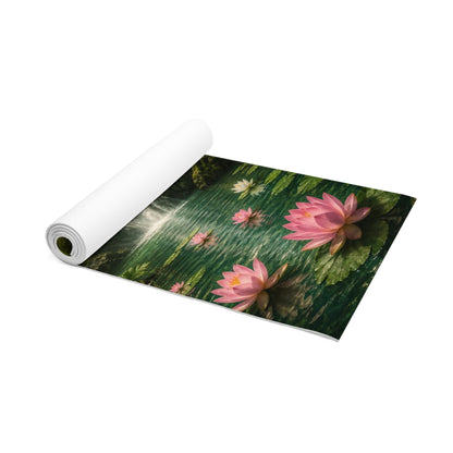 Waterfall Lotus Yoga Mat | Foam Yoga Mat - Best Yoga Mats for Home Workouts