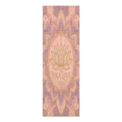 Lotus Mandala Yoga Love Foam Yoga Mat | Pink Purple Meditation Mat - Best Yoga Mats for Home Workouts