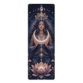 Goddess of the Moon Rubber Yoga Mat |Balance Training Yoga Mat, Non Slip Workout Mat, Fitness Accessory Printify