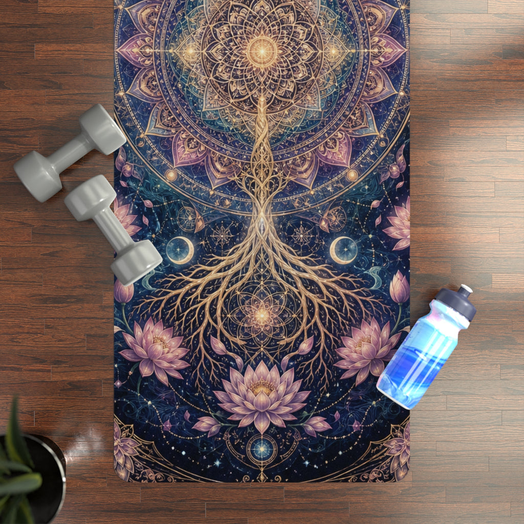 Non Slip Yoga Mat, Home Workout Equipment, Pilates & Fitness Essential Printify