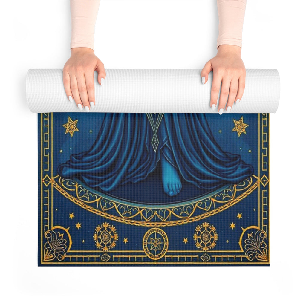 Cute Yoga Mat Aesthetic Yoga Mat Mandala Yoga Mat Celestial Yoga Mat Boho Yoga Mat Yoga Gift for Her Workout Motivation Printify