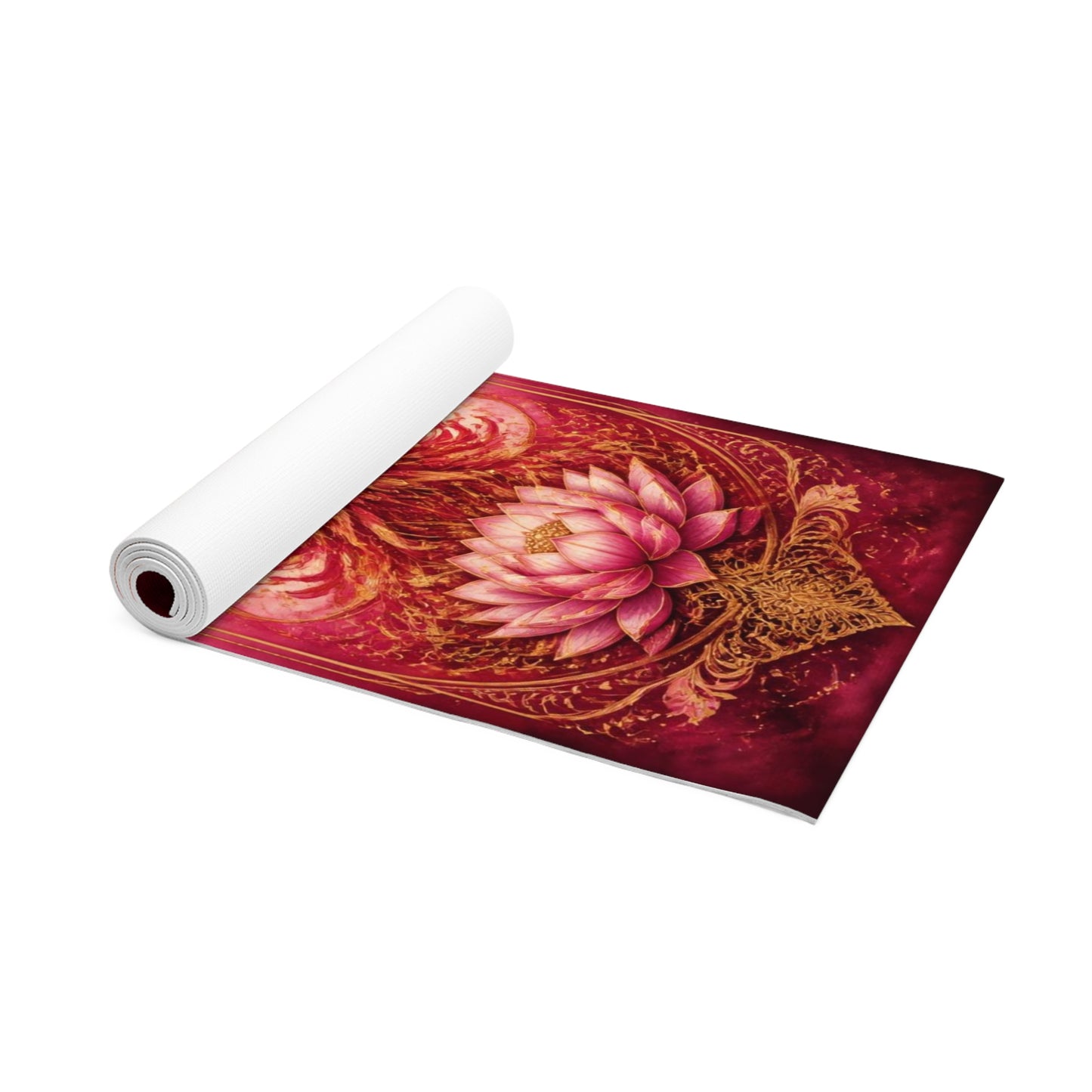 Phoenix Heart Lotus Foam Yoga Mat | Spiritual Chakra Alignment - Best Yoga Mats for Home Workouts