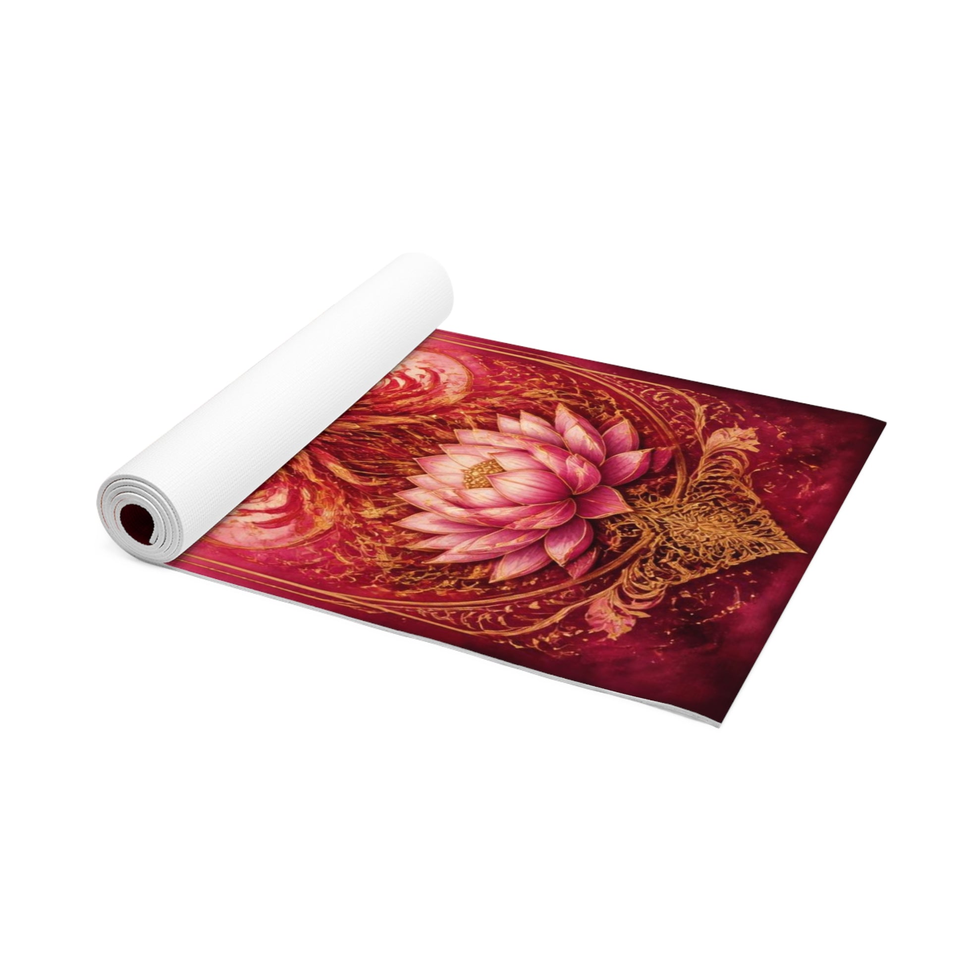 Phoenix Heart Lotus Foam Yoga Mat | Spiritual Chakra Alignment - Best Yoga Mats for Home Workouts
