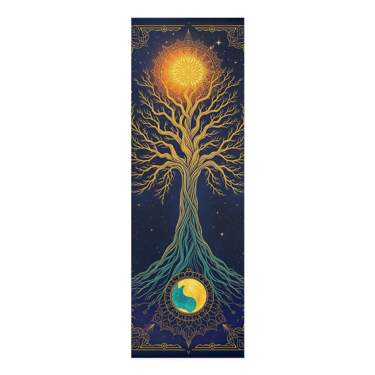 Mandala Yoga Mat, Non Slip Exercise Mat, Meditation & Fitness Accessory - Best Yoga Mats for Home Workouts