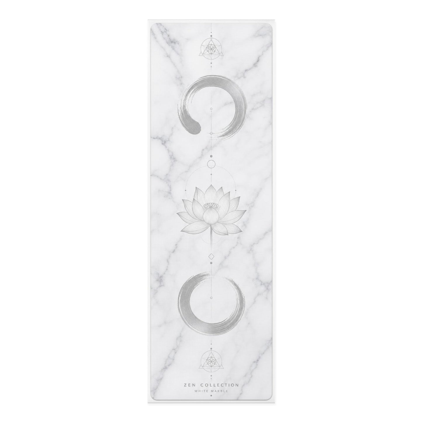 Moon Phases Lotus yoga mat | Marble meditation foam mat - Best Yoga Mats for Home Workouts