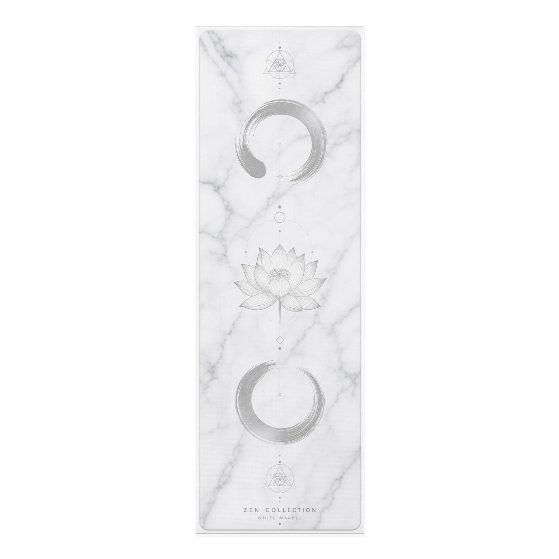 Moon Phases Lotus yoga mat | Marble meditation foam mat - Best Yoga Mats for Home Workouts