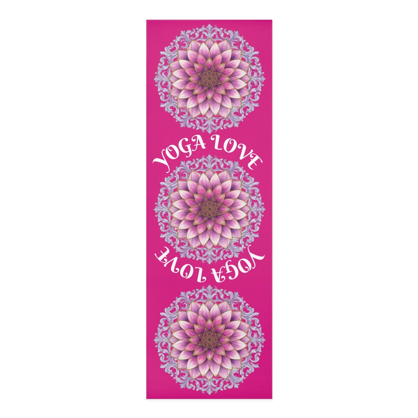 Nature-inspired yoga mat from Printify featuring a non-slip surface, ideal for mindfulness and home exercise routines.