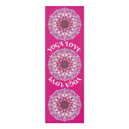 Nature-inspired yoga mat from Printify featuring a non-slip surface, ideal for mindfulness and home exercise routines.