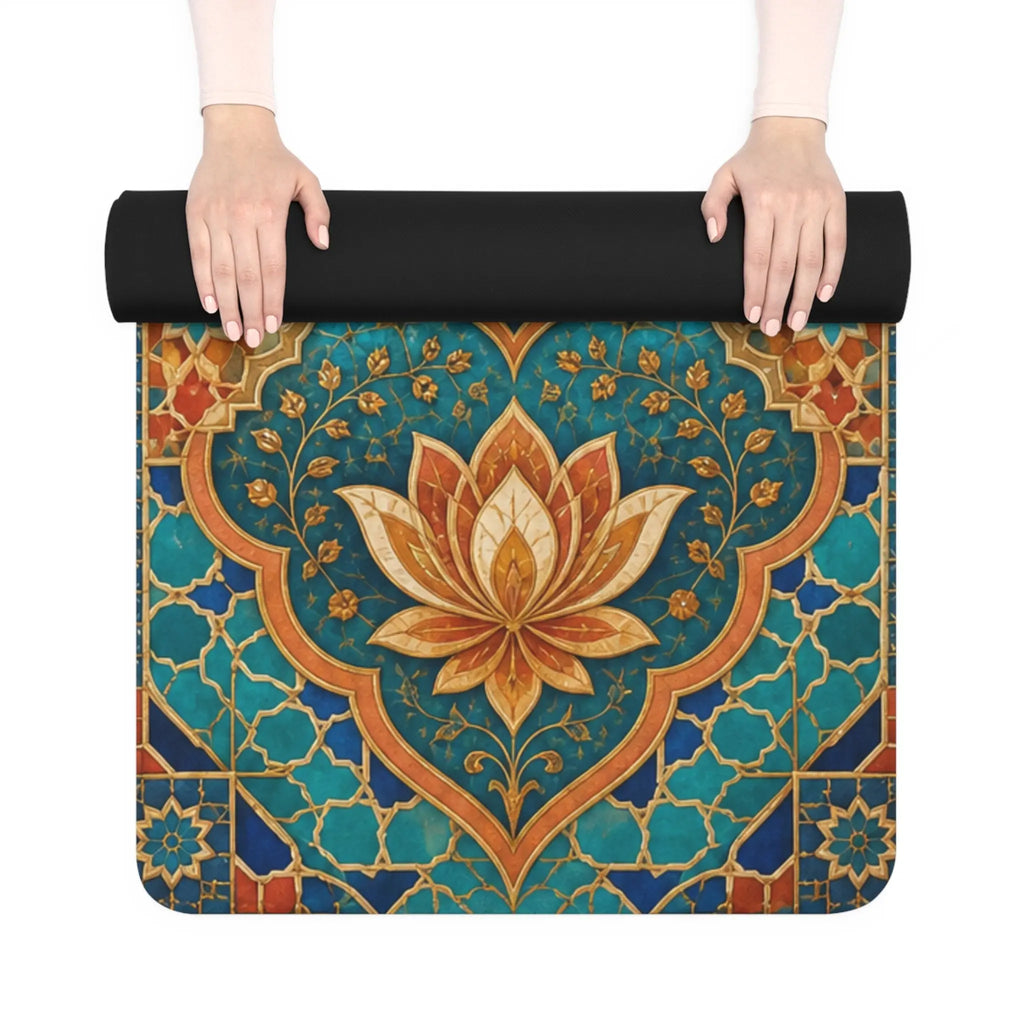 Aesthetic Yoga Mat, Workout Motivation Mat, Wellness Gift for Him or Her Printify
