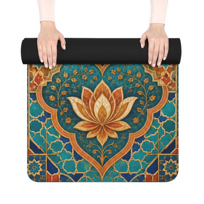 Aesthetic Yoga Mat, Workout Motivation Mat, Wellness Gift for Him or Her - Best Yoga Mats for Home Workouts