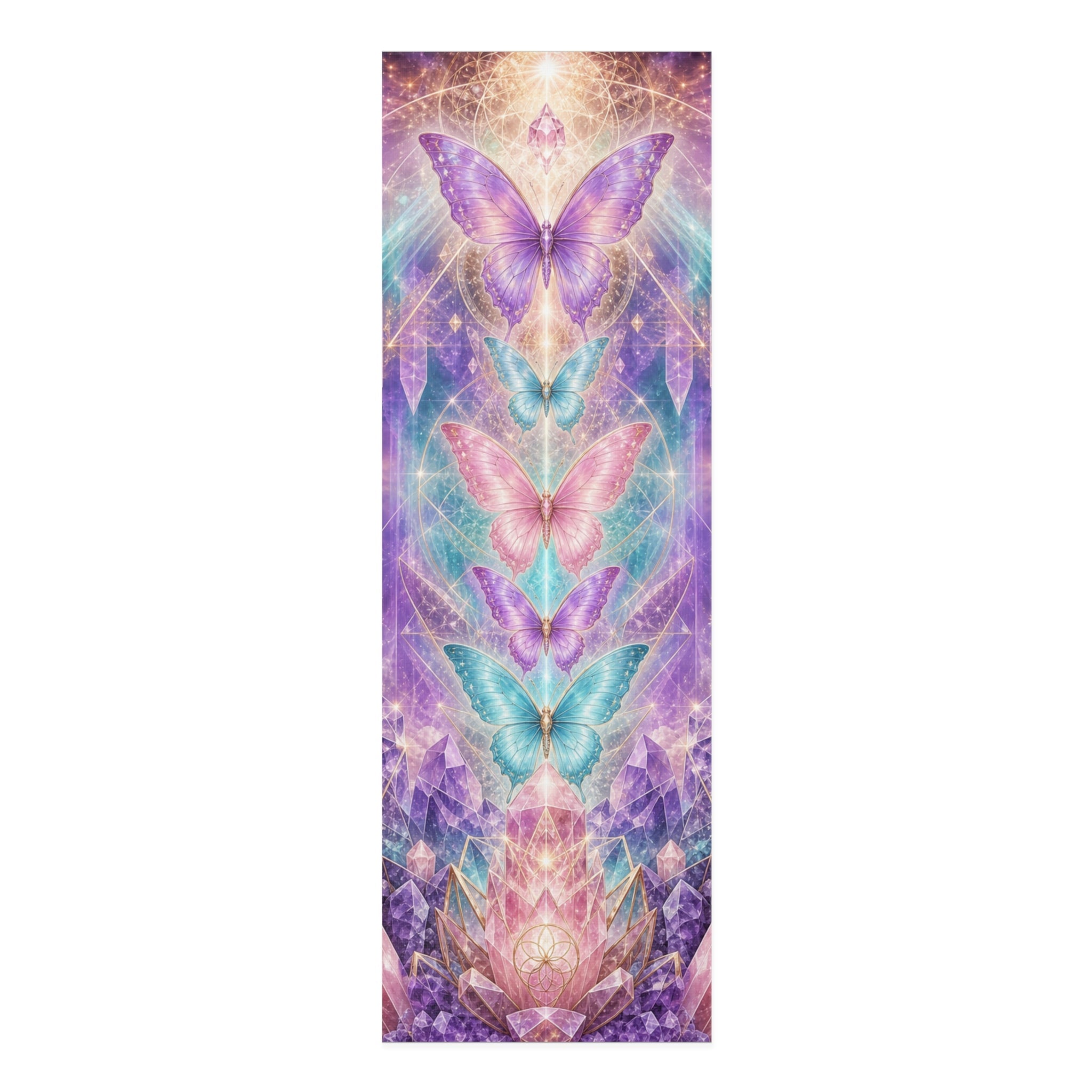 Celestial Yoga Mat for Women, Non Slip Exercise Mat, Meditation & Fitness Gift Printify
