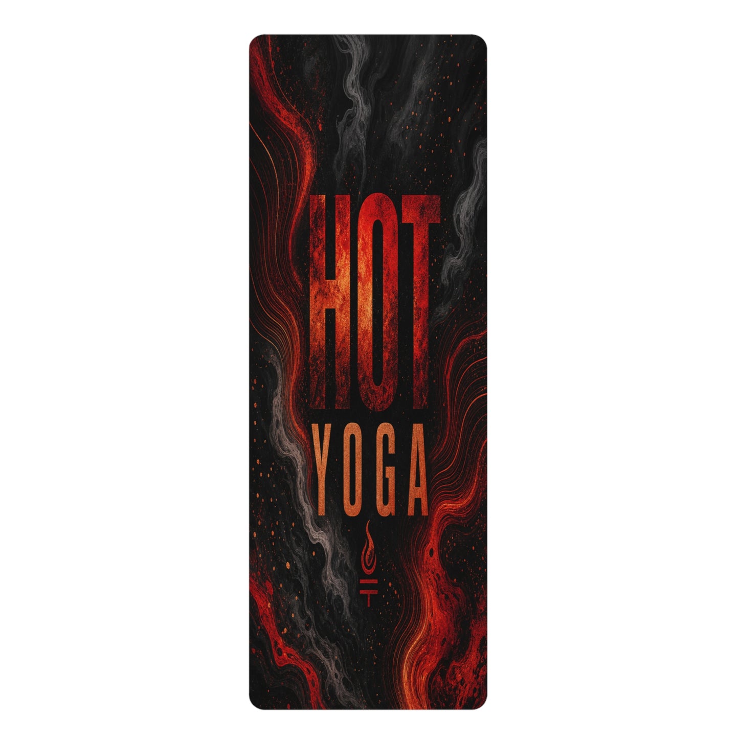 Fiery Swirl Foam Yoga Mat, Thick Non-Slip Exercise Mat for Stretching & Low Impact Workouts - Best Yoga Mats for Home Workouts
