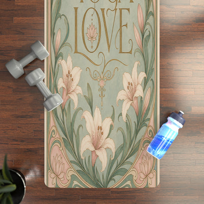 Vintage Botanical Foam Yoga Mat | Eco-Friendly Yoga Mat, Pilates Meditation - Best Yoga Mats for Home Workouts
