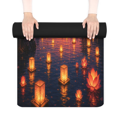 Eco Friendly Yoga Mat, Non Slip Fitness Mat, Pilates Workout Accessory - Best Yoga Mats for Home Workouts