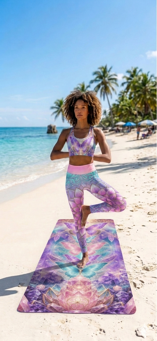 Celestial Yoga Mat for Women, Non Slip Exercise Mat, Meditation & Fitness Gift - Best Yoga Mats for Home Workouts