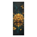 Golden Lotus Meditation Foam Yoga Mat | Lotus Flower Mandala Design Printify