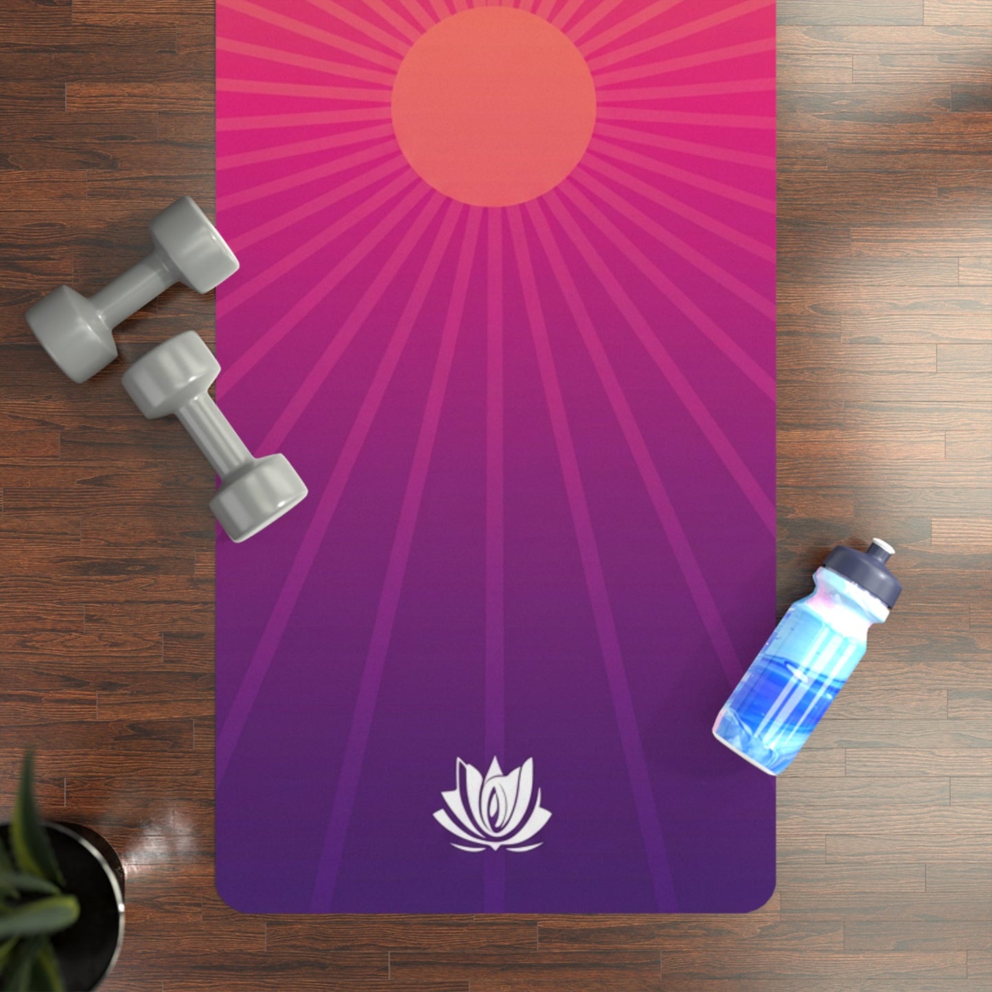 Premium Yoga Mat, Workout Accessory, Home Gym Equipment, Fitness Gift | Gradient Hot Yoga Mat - Best Yoga Mats for Home Workouts