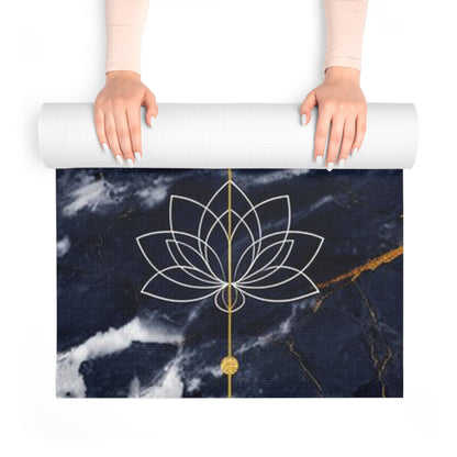 Sacred Geometry Lotus Foam Yoga Mat | Mandala Alignment Mat - Best Yoga Mats for Home Workouts