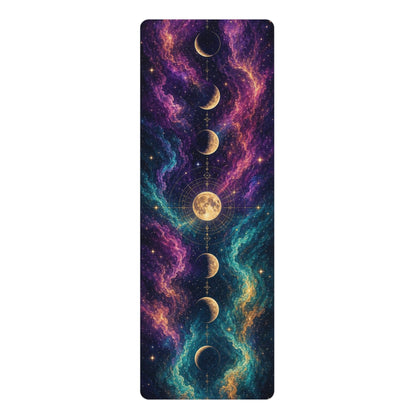 Premium Artistic Yoga Mat for Yoga, Pilates, Meditation & Home Fitness - Best Yoga Mats for Home Workouts