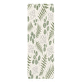 Yoga Love Botanical Pattern Rubber Yoga Mat | Ferns & Eucalyptus Leaves