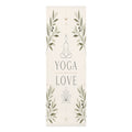 Yoga Love foam mat | meditation lotus greenery alignment