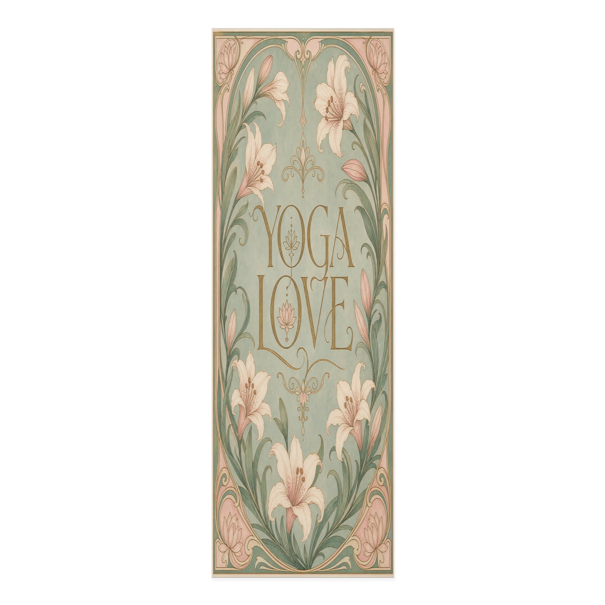Vintage Botanical Foam Yoga Mat | Eco-Friendly Yoga Mat, Pilates Meditation - Best Yoga Mats for Home Workouts