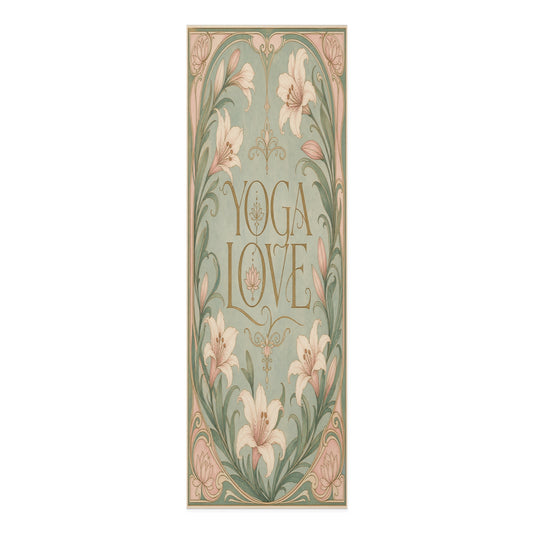 Vintage Botanical Foam Yoga Mat | Eco-Friendly Yoga Mat, Pilates Meditation - Best Yoga Mats for Home Workouts