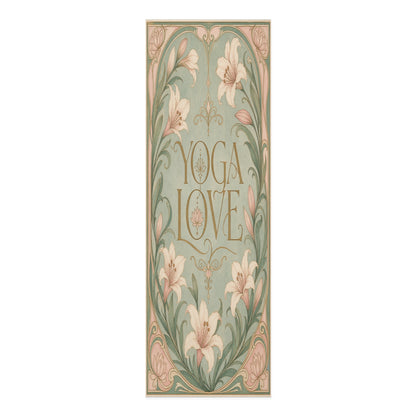 Vintage Botanical Foam Yoga Mat | Eco-Friendly Yoga Mat, Pilates Meditation - Best Yoga Mats for Home Workouts
