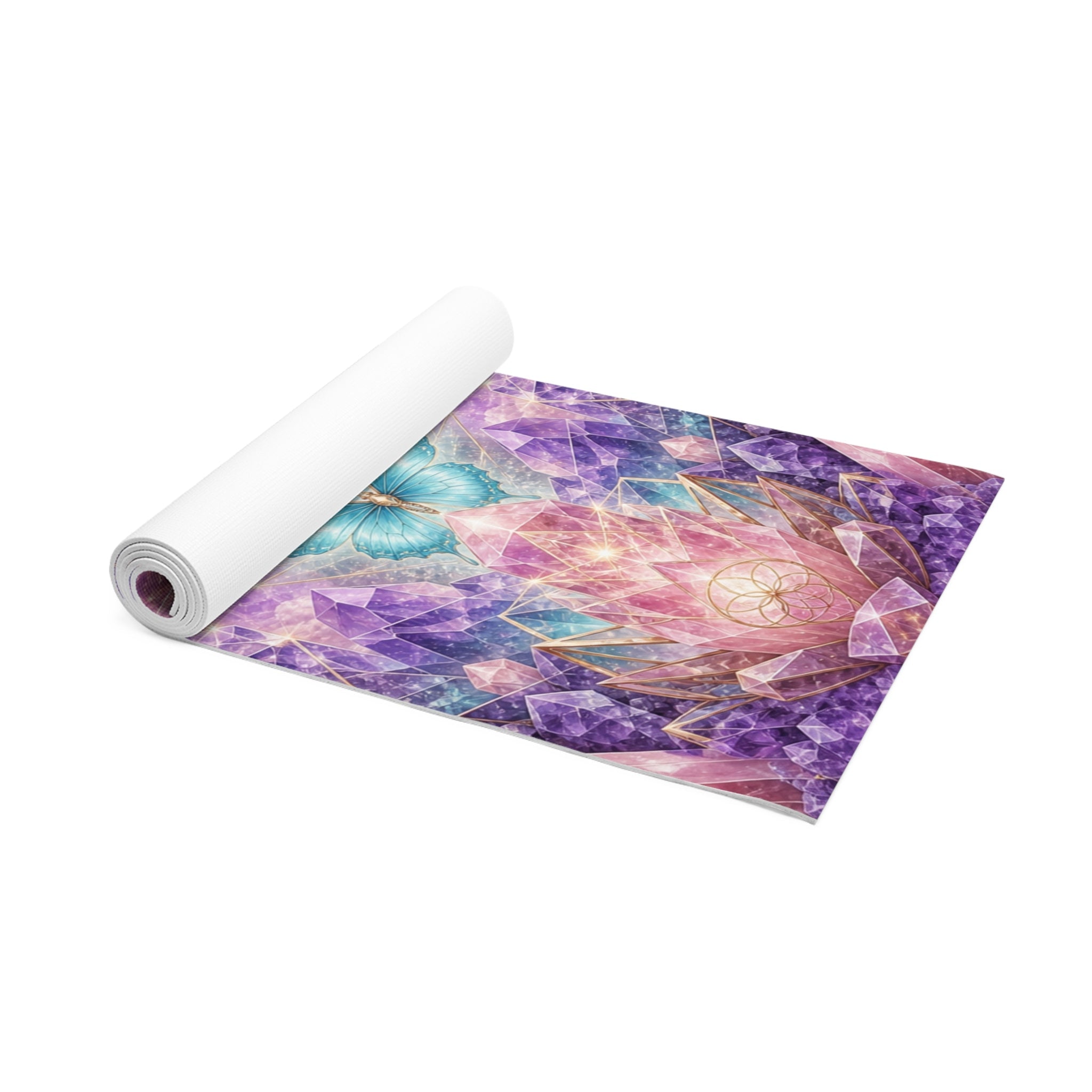 Celestial Yoga Mat for Women, Non Slip Exercise Mat, Meditation & Fitness Gift Printify