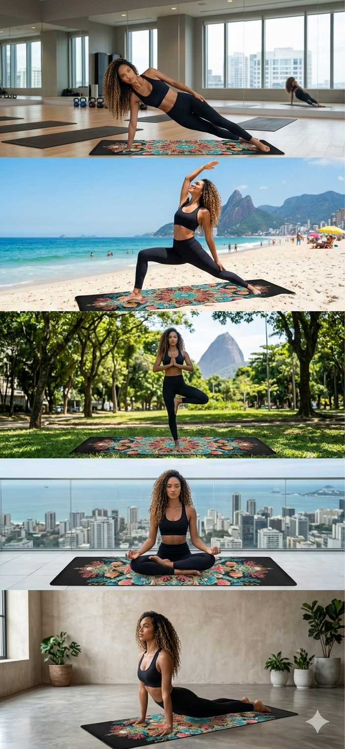 Non-Slip Foam Yoga Mat, Exercise Mat for Home Workout | Fitness Accessory - Best Yoga Mats for Home Workouts