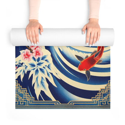 Premium Non Slip Yoga Mat , Thick Rubber Yoga Mat for Home Workout, Pilates & Meditation Mat, Yoga Gift for Her, Wellness Gift - Best Yoga Mats for Home Workouts