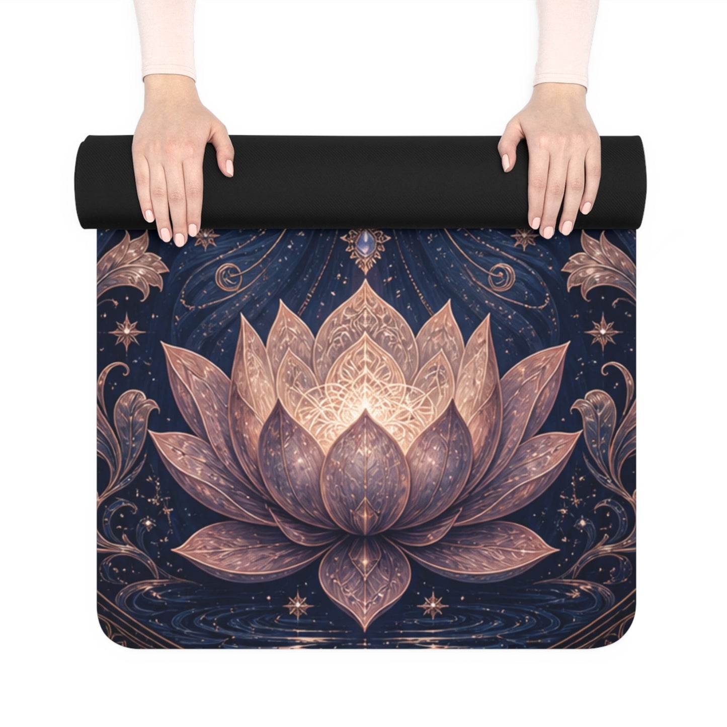 Goddess of the Moon Rubber Yoga Mat |Balance Training Yoga Mat, Non Slip Workout Mat, Fitness Accessory - Best Yoga Mats for Home Workouts