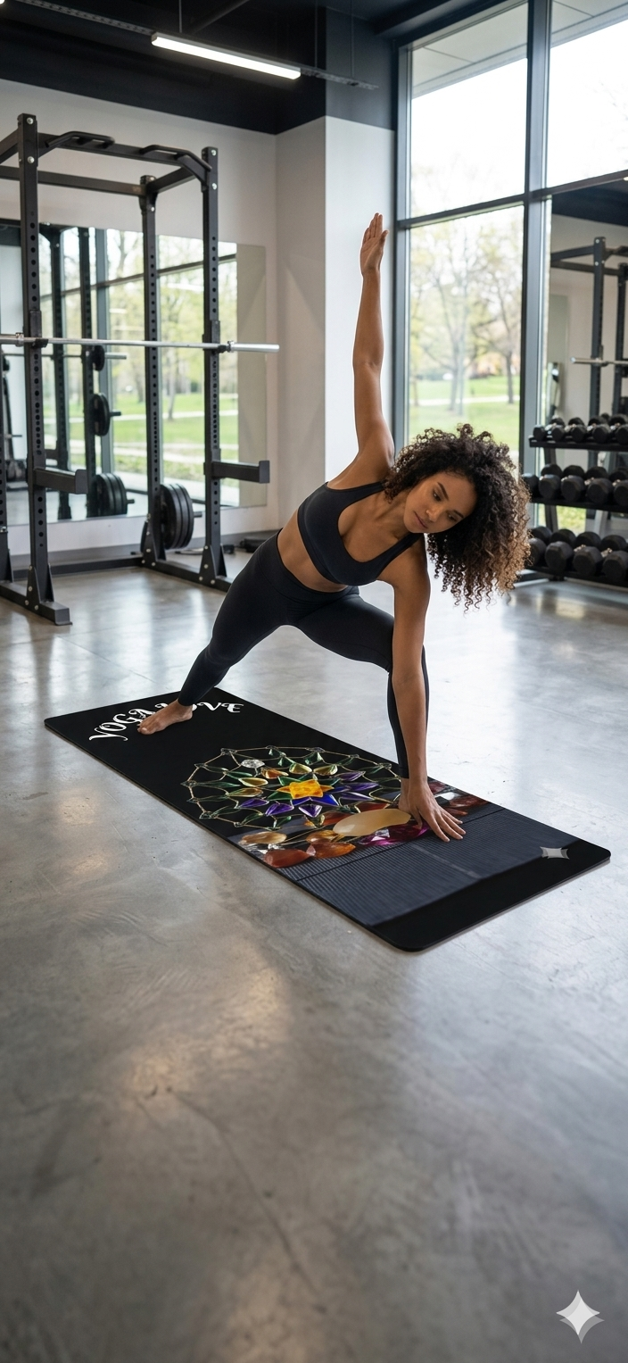 Meditation Yoga Mat, Wellness Accessory, Fitness Equipment for Daily Practice - Best Yoga Mats for Home Workouts