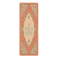 Yoga Love mandala pattern Rubber Yoga Mat | boho floral mat