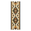 Southwestern Aztec Feather Pattern Foam Yoga Mat | Tribal Geometric Design Printify