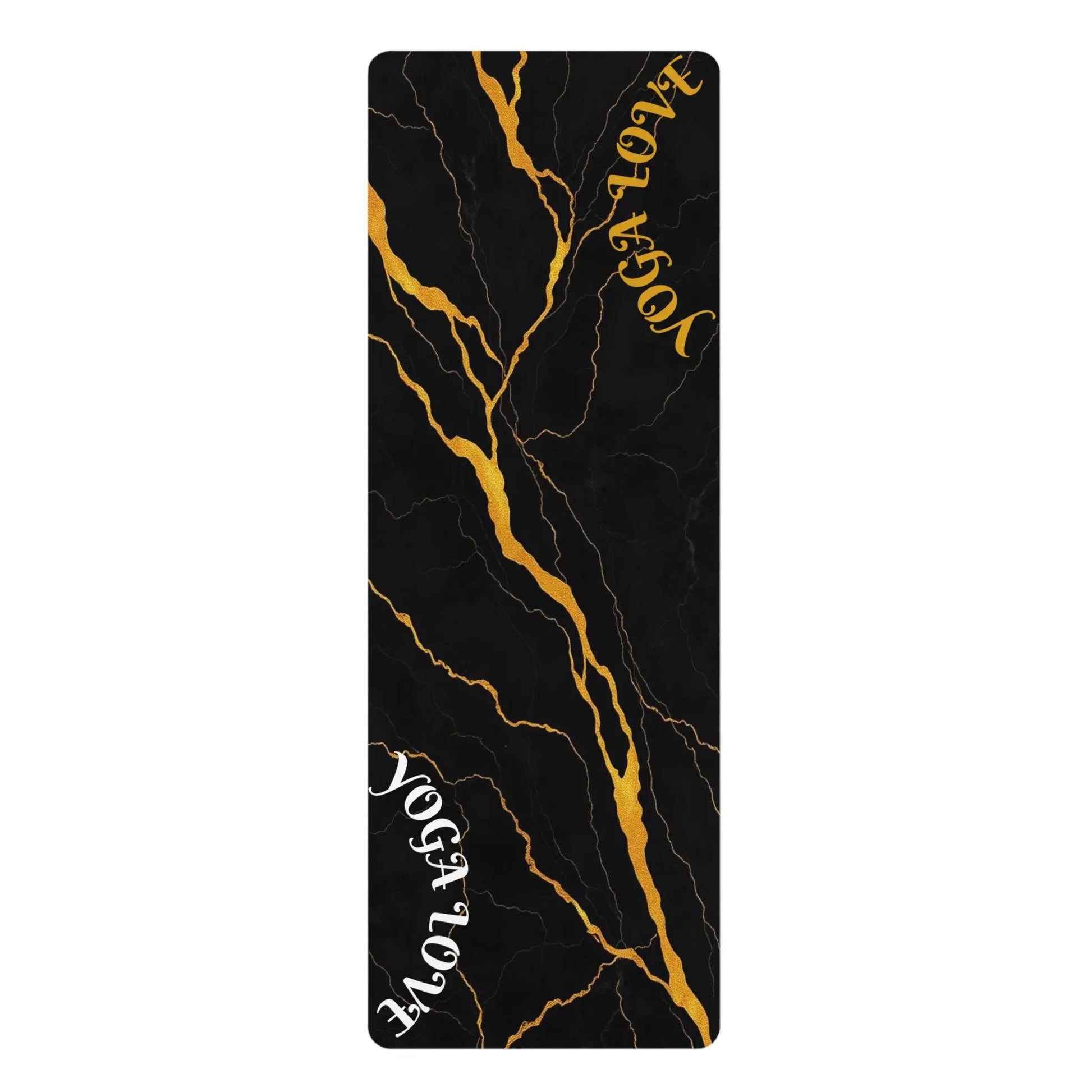 Non-slip thick yoga mat by Printify, ideal for Pilates, exercise, and home workouts with a comfortable, textured surface.