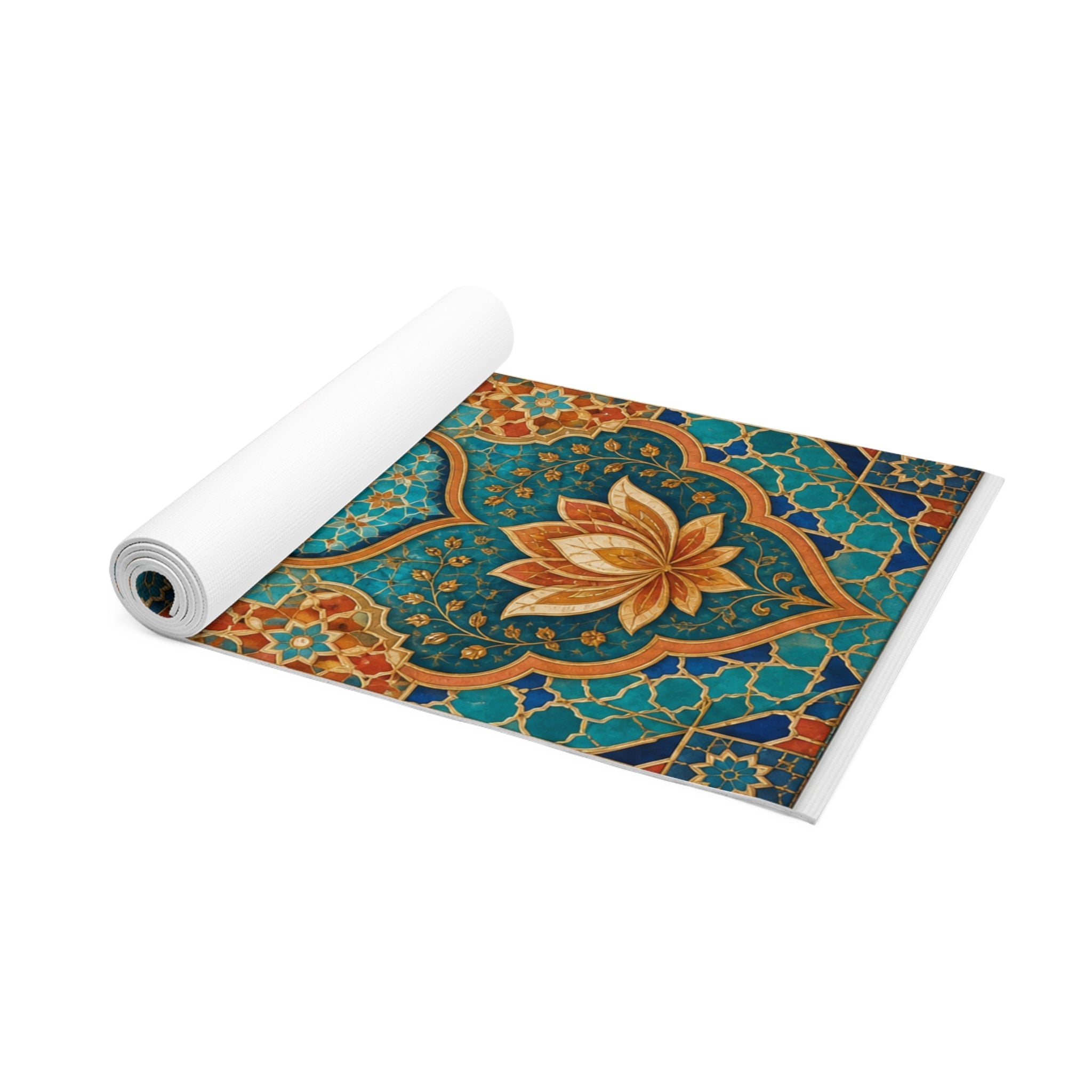 Aesthetic Yoga Mat, Workout Motivation Mat, Wellness Gift for Him or Her Printify