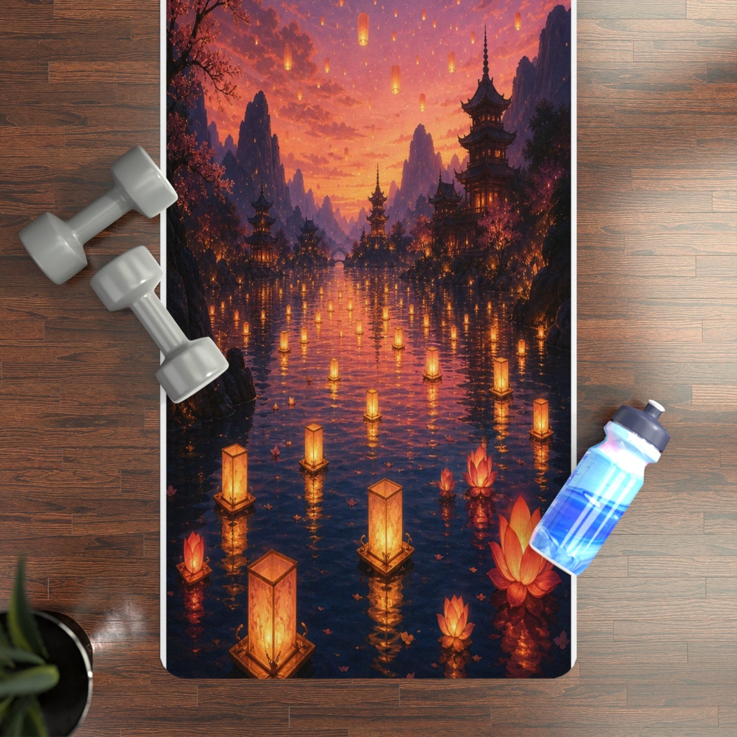 Eco Friendly Yoga Mat, Non Slip Fitness Mat, Pilates Workout Accessory - Best Yoga Mats for Home Workouts