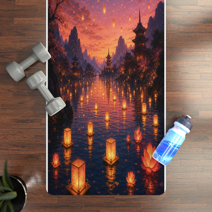 Eco Friendly Yoga Mat, Non Slip Fitness Mat, Pilates Workout Accessory - Best Yoga Mats for Home Workouts