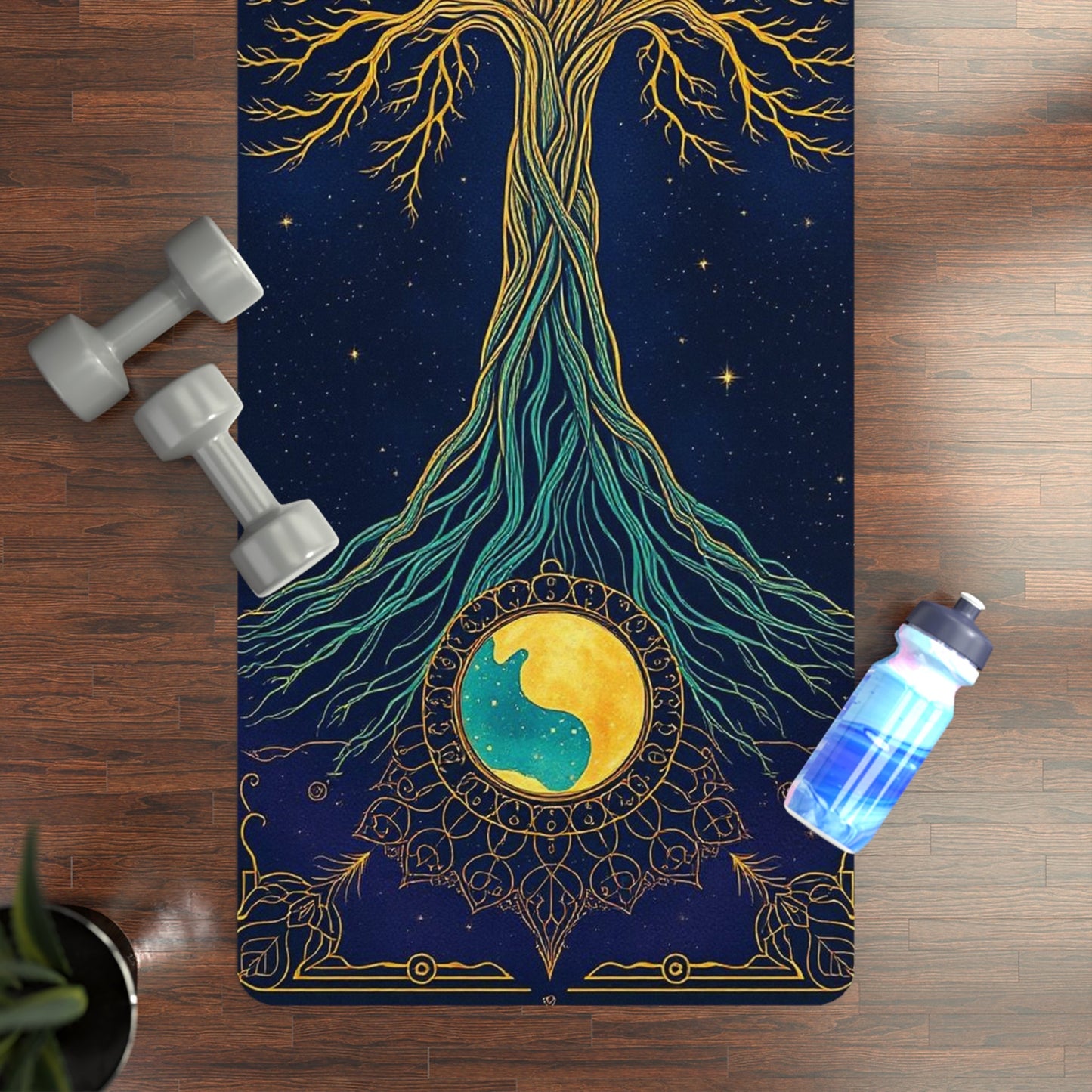 Mandala Yoga Mat, Non Slip Exercise Mat, Meditation & Fitness Accessory - Best Yoga Mats for Home Workouts