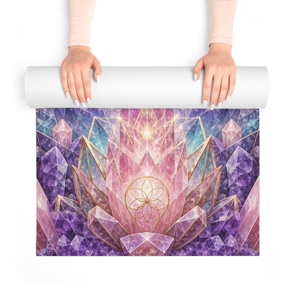 Celestial Yoga Mat for Women, Non Slip Exercise Mat, Meditation & Fitness Gift Printify