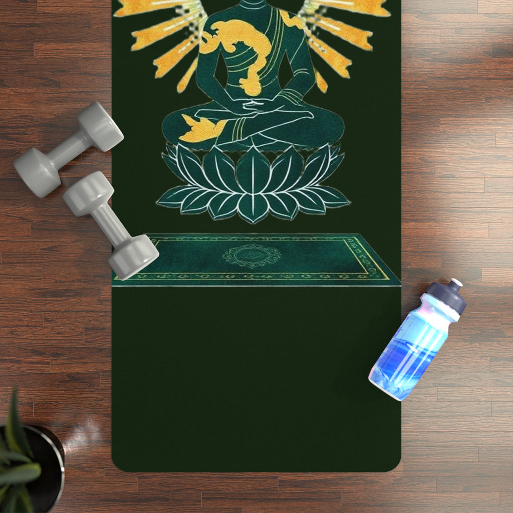 Amazing Yoga Mat, Workout Accessory, Home Gym Equipment, Fitness Gift Yoga Mat | Meditation Pose, Sun ray Mandala Printify