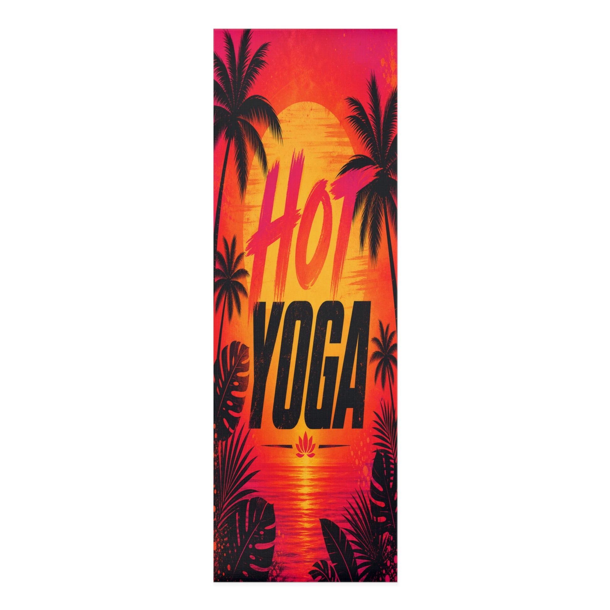 Best Non-Slip Yoga Mat for Home Workouts & Daily Practice | Tropical sunset hot yoga mat - Best Yoga Mats for Home Workouts