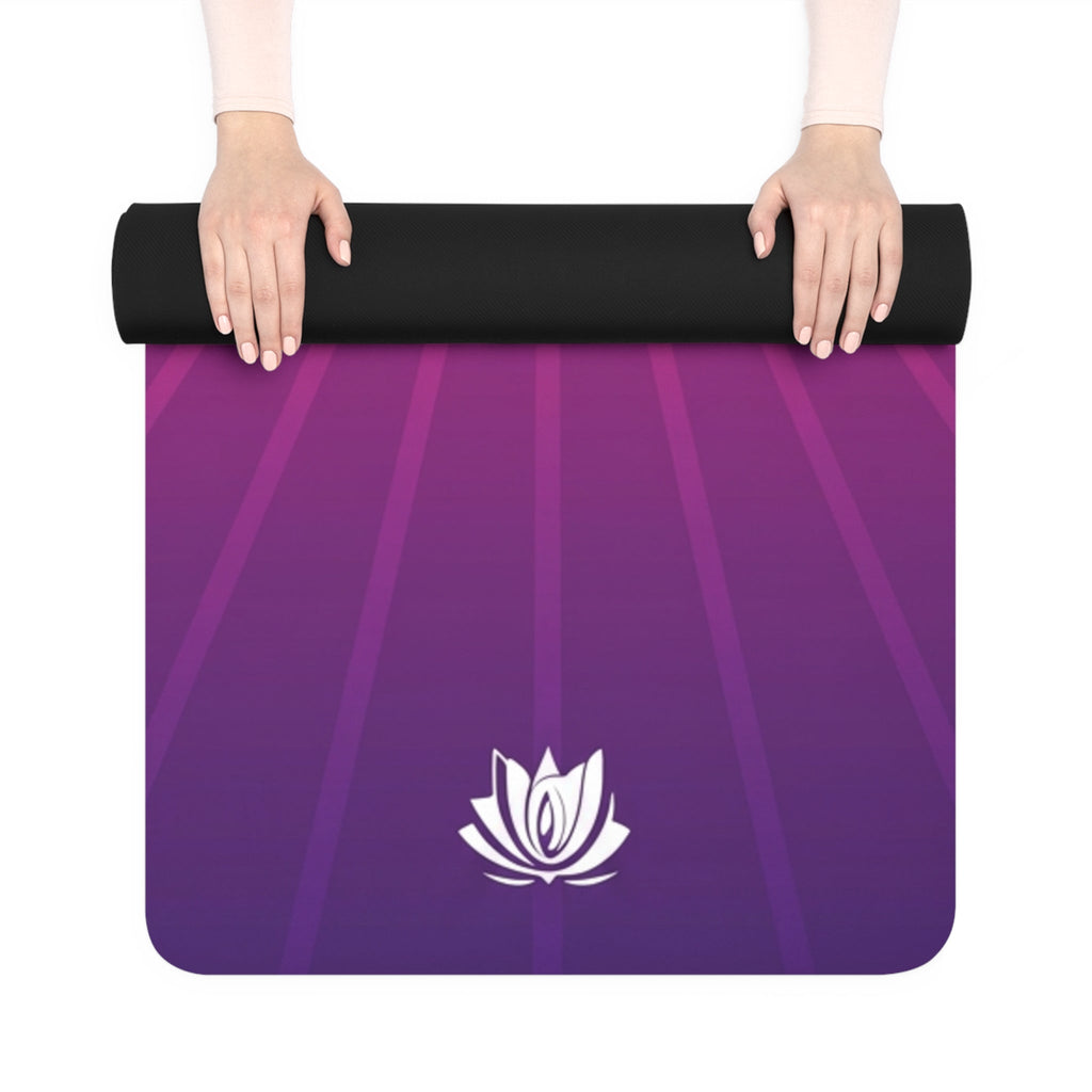 Premium Yoga Mat, Workout Accessory, Home Gym Equipment, Fitness Gift | Gradient Hot Yoga Mat Printify