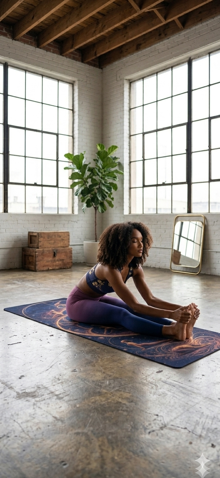 Active Lifestyle Yoga Mat, Exercise Equipment, Wellness Gift Idea Printify